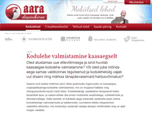 Tablet Screenshot of aara.ee